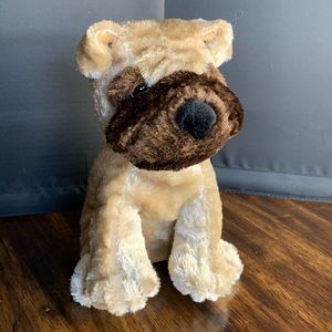 Vtg. 2001 Golden Bear Co. 6” Chinese Pug Puppy Dog Plush Stuffed Animal